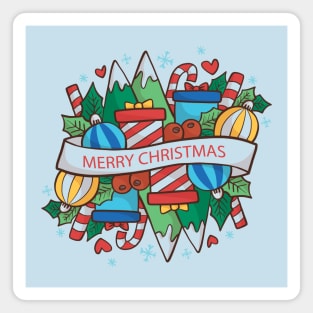 Mery Christmas Lovely Design Magnet